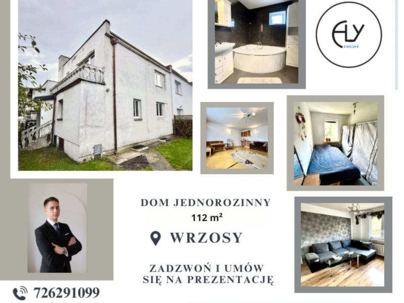 Dom na Wrzosach – 112 m² z Garażem i Ogrodem